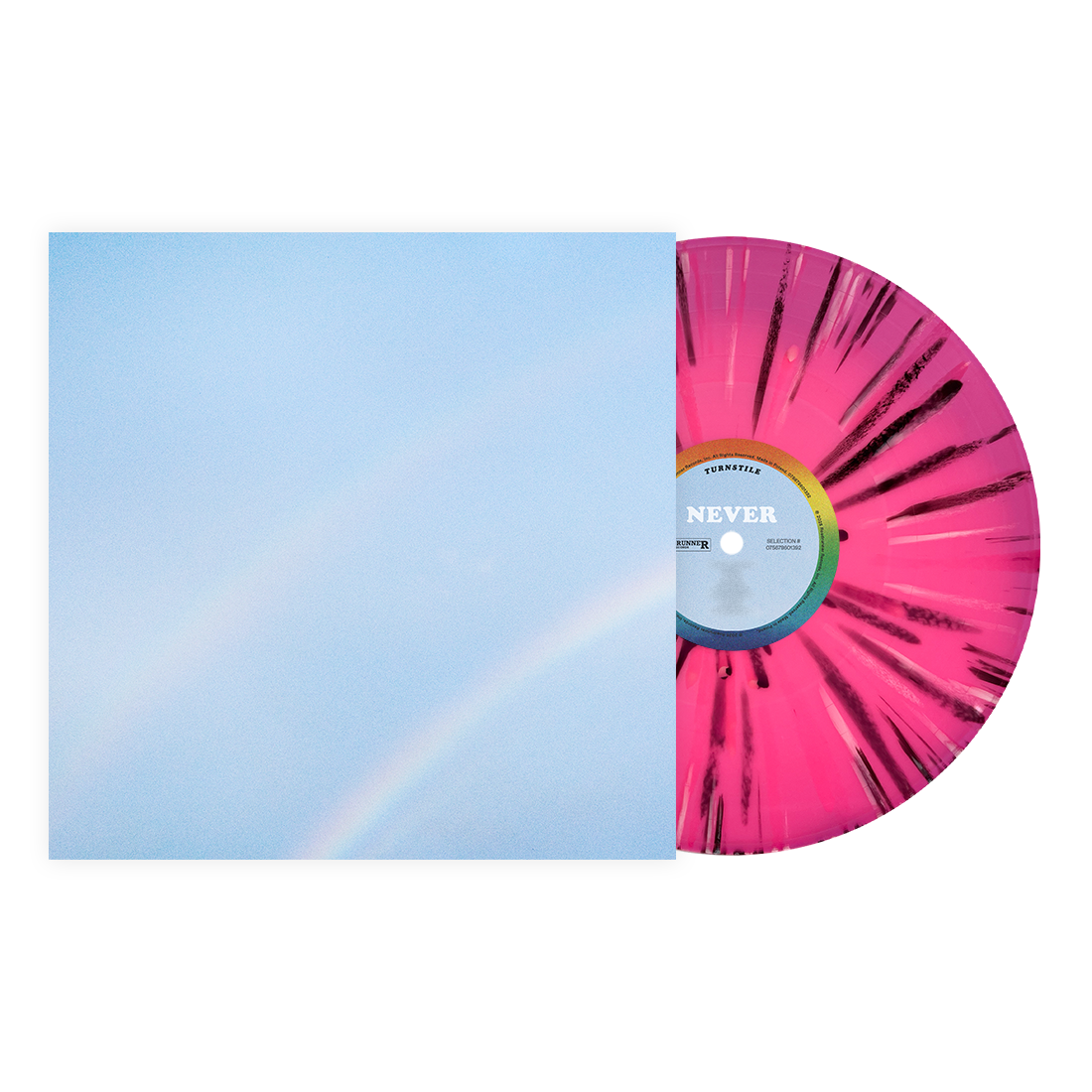 Turnstile ‘NEVER ENOUGH’ release on ‘HOT PINK’ colored vinyl. Limited quantities available. One time pressing. Vinyl shown is a mock up of color, and the finished product may vary slightly in shade or appearance.