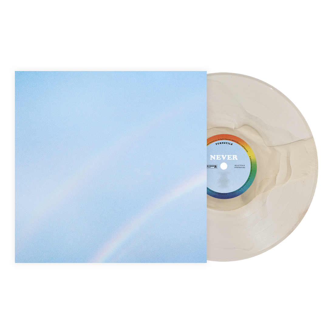 Turnstile ‘NEVER ENOUGH’ release on ‘WHITE’ colored vinyl. Limited quantities available. One time pressing. Vinyl shown is a mock up of color, and the finished product may vary slightly in shade or appearance.