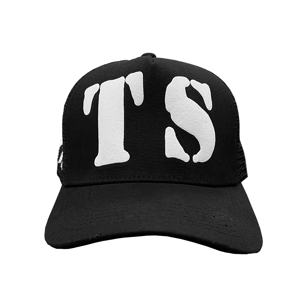 TURNSTILE "TS" BLACK TRUCKER HAT