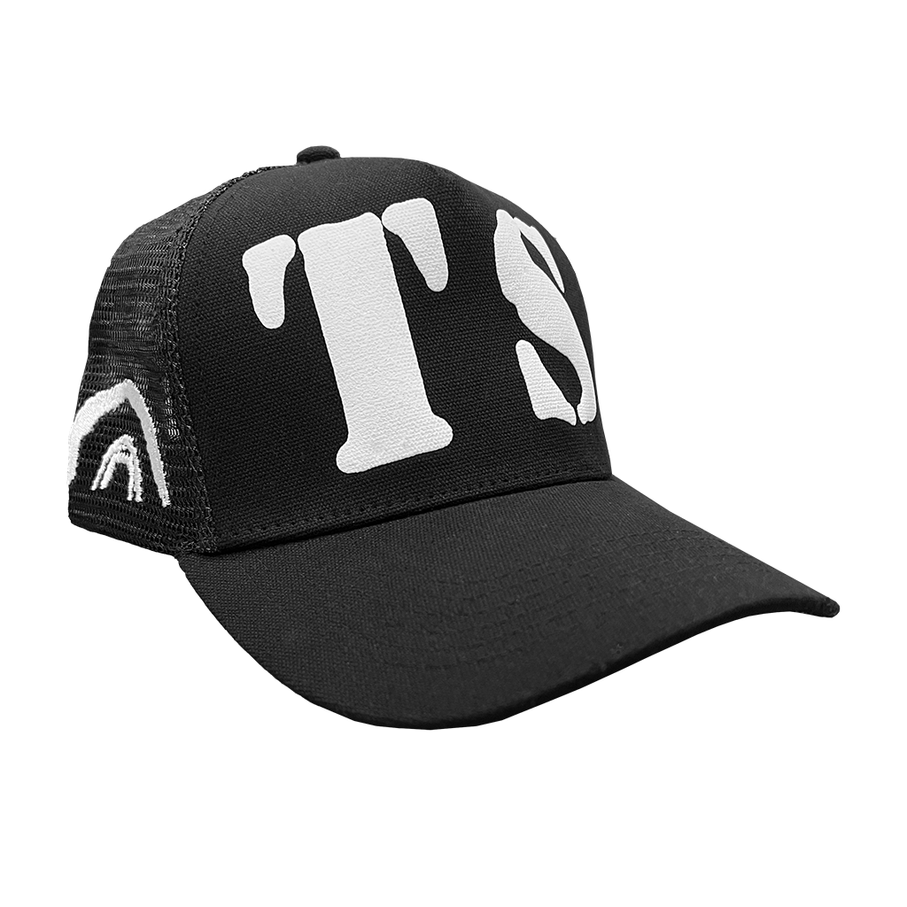 TURNSTILE "TS" BLACK TRUCKER HAT