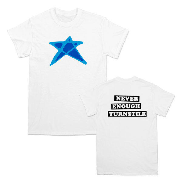 TURNSTILE “BLUE STAR” WHITE TEE – Turnstile